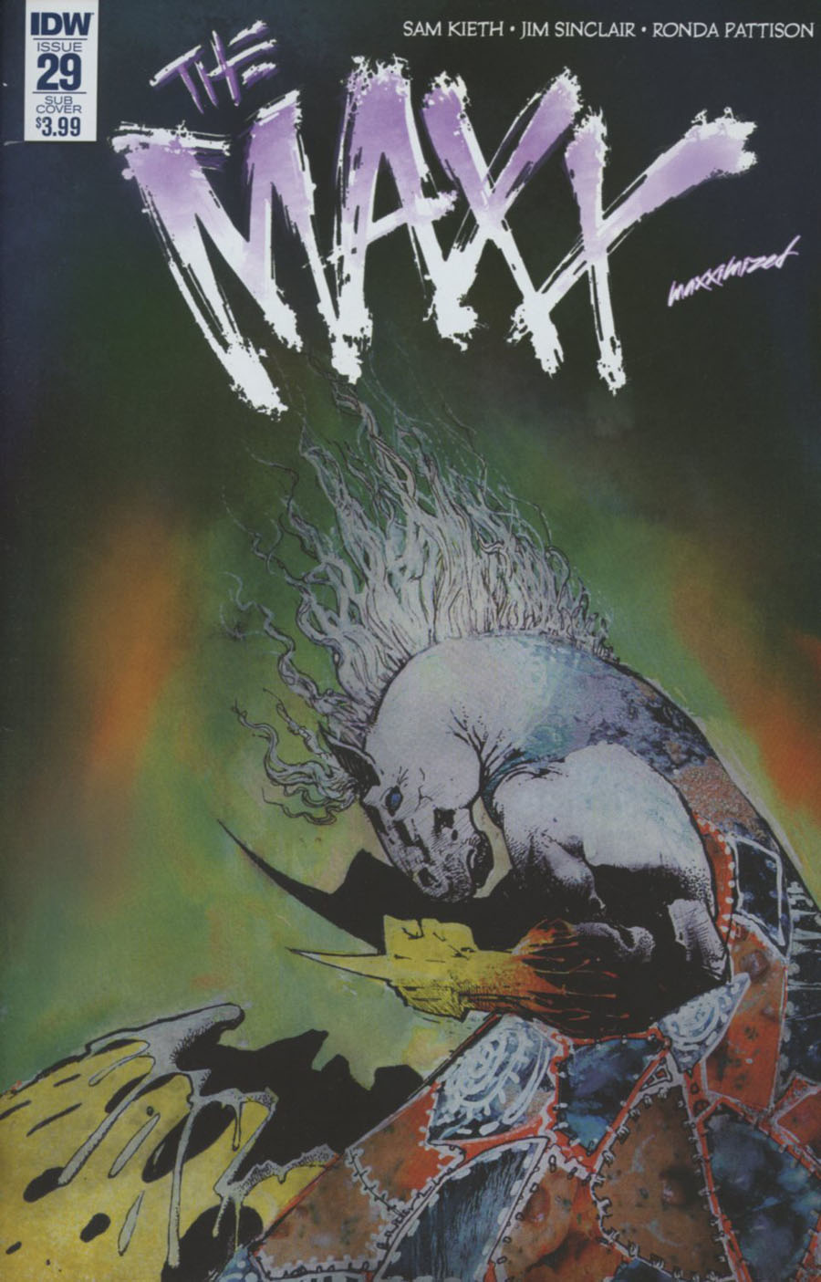 Maxx Maxximized #29 Cover B Variant Sam Kieth Subscription Cover