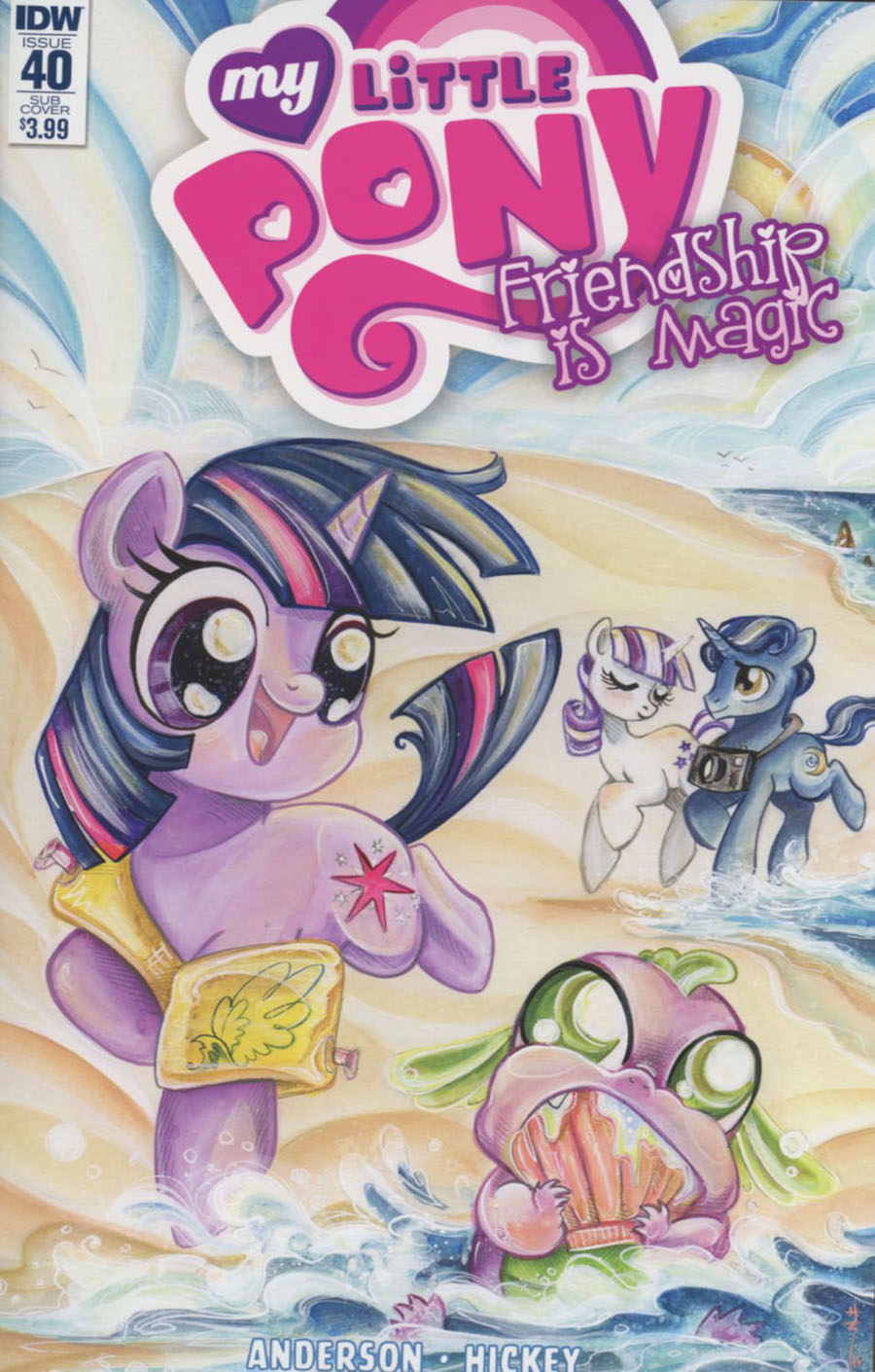 My Little Pony Friendship Is Magic #40 Cover B Variant Sara Richard Subscription Cover