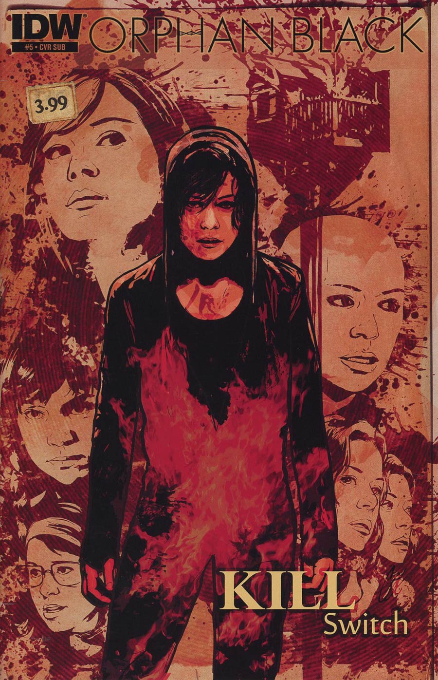 Orphan Black Helsinki #5 Cover B Variant Cat Staggs Subscription Cover