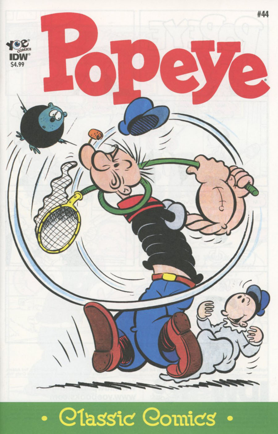 Classic Popeye #44 Cover A Regular Bud Sagendorf Cover