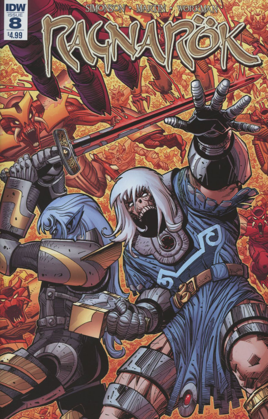 Ragnarok #8 Cover A Regular Walter Simonson Cover