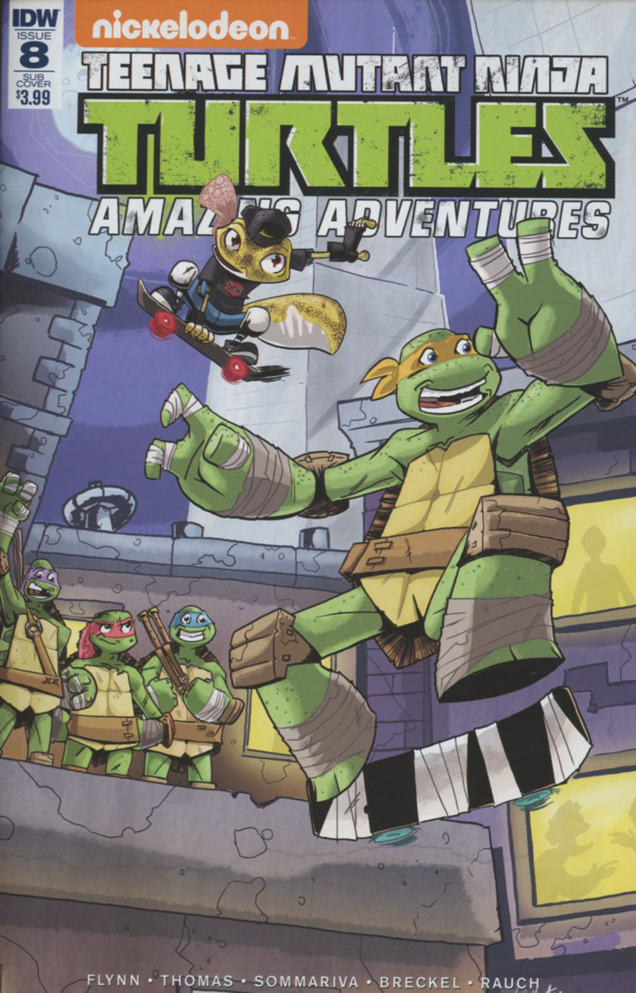 Teenage Mutant Ninja Turtles Amazing Adventures #8 Cover B Variant Lucas Elliot Subscription Cover