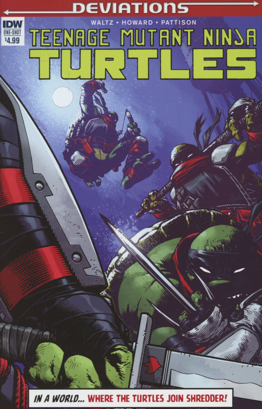 Teenage Mutant Ninja Turtles Deviations One Shot Cover A Regular Zach Howard Cover