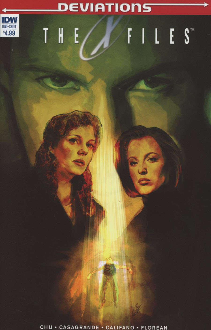 X-Files Deviations One Shot Cover A Regular Cat Staggs Cover