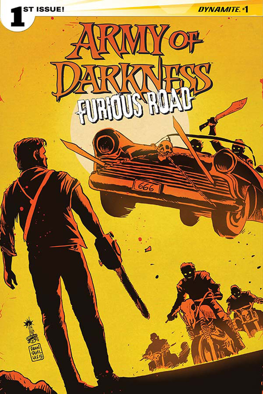 Army Of Darkness Furious Road #1 Cover C Variant Francesco Francavilla Cover