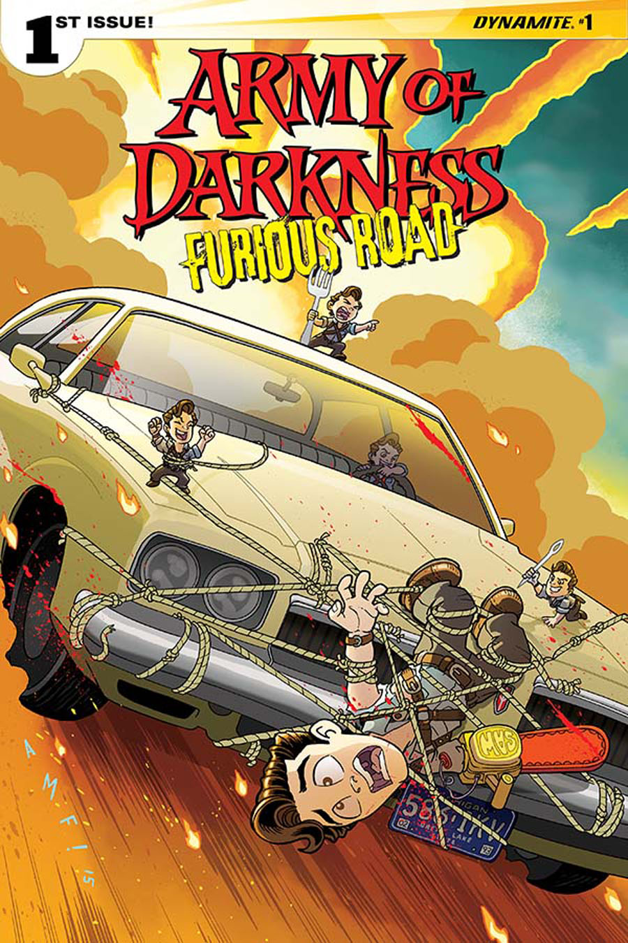 Army Of Darkness Furious Road #1 Cover D Variant Tony Fleecs Cover