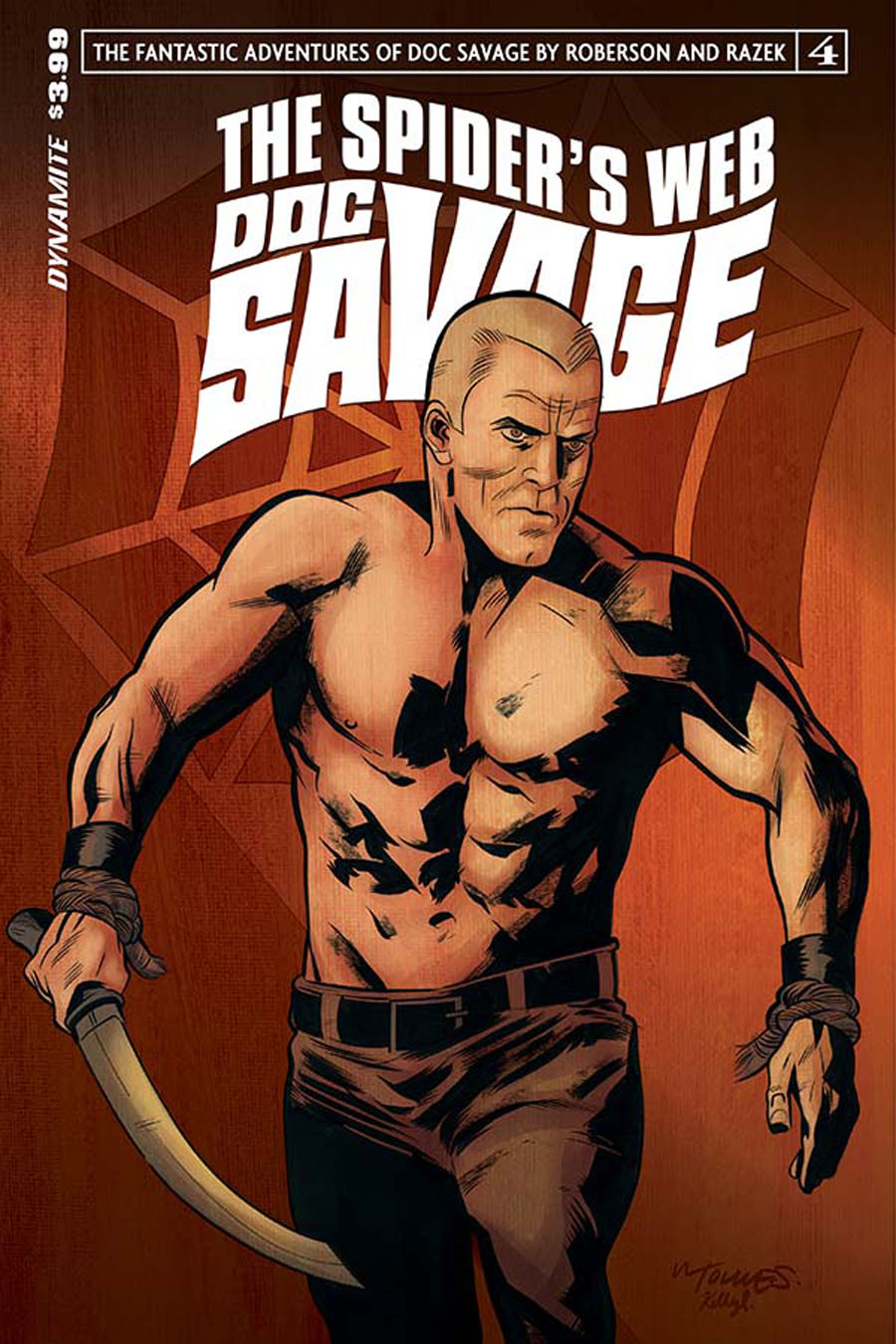 Doc Savage Spiders Web #4 Cover A Regular Wilfredo Torres Cover