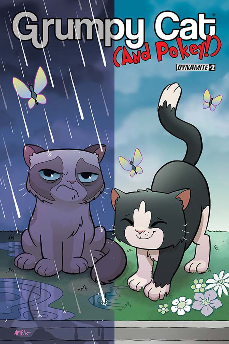 Grumpy Cat & Pokey #2 Cover B Variant Tony Fleecs Cover