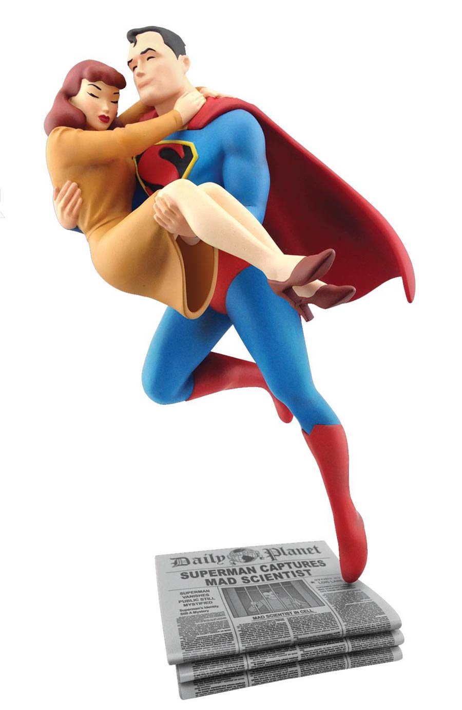 Fleischer Studios Superman Rescuing Lois Lane Statue