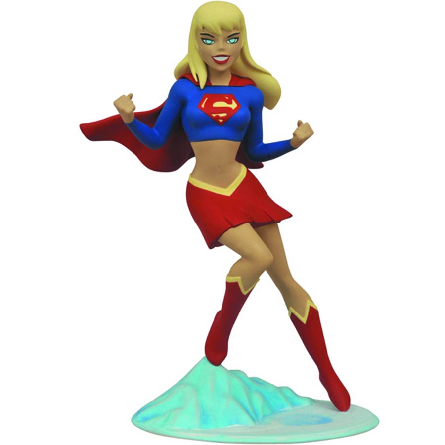 Superman The Animated Series Femme Fatales Supergirl PVC Statue SDCC 2015 Blue Costume