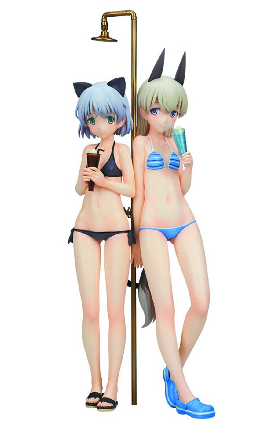 Strike Witches 2 Sanya & Eila Swimsuit 1/8 Scale PVC Figure
