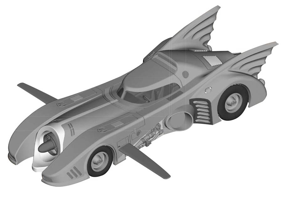 DC Batman Automobilia Collection Magazine #84 Batman Returns Batmobile
