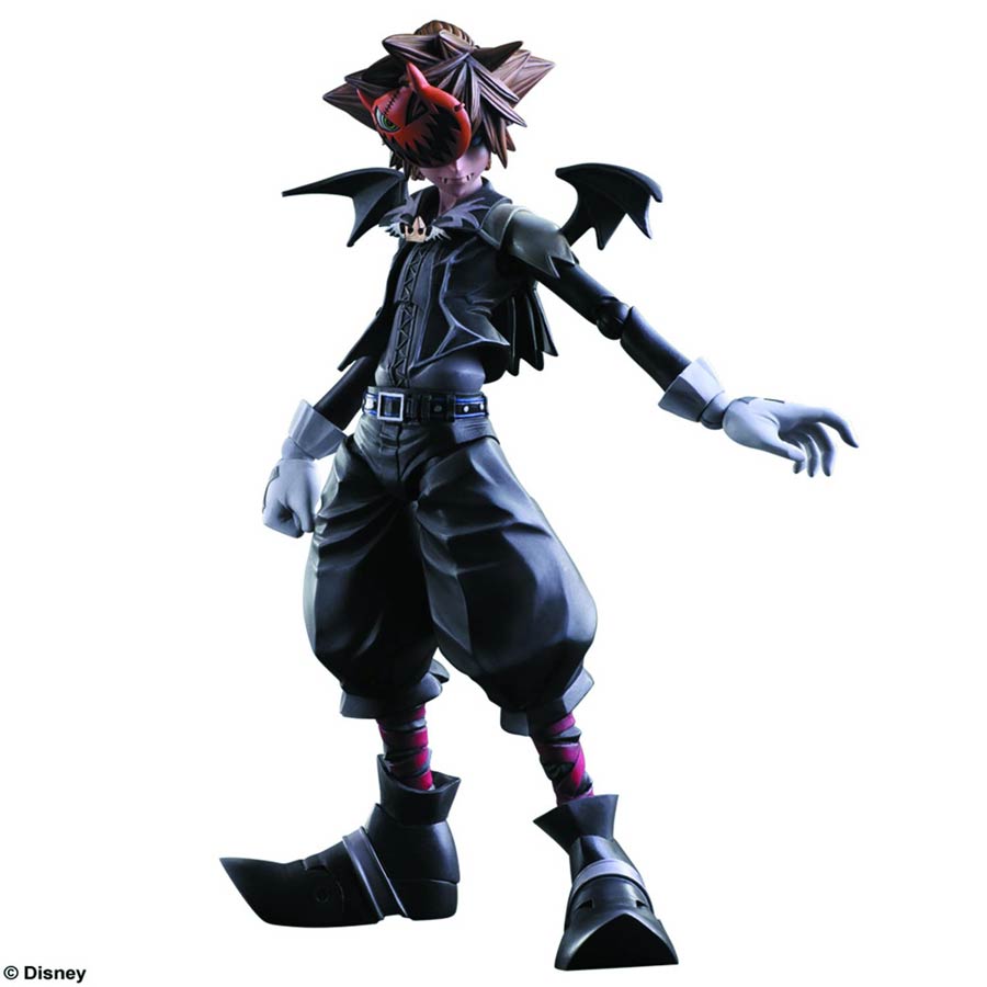 Kingdom Hearts II Play Arts Kai Action Figure Sora Halloweentown