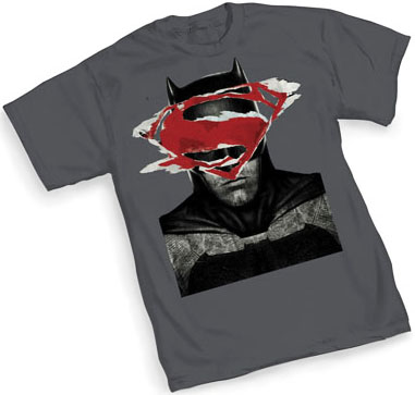Batman v Superman Dawn Of Justice Batman Torn T-Shirt Large