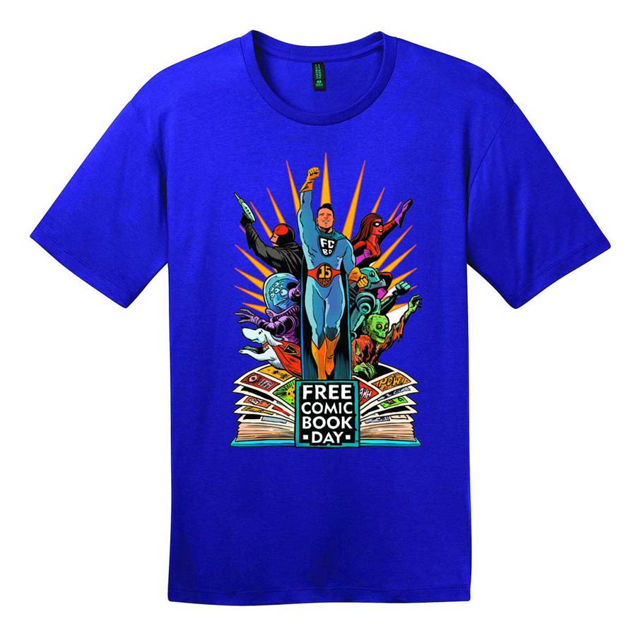FCBD 2016 Commemorative Artist Francesco Francavilla Purple T-Shirt Large