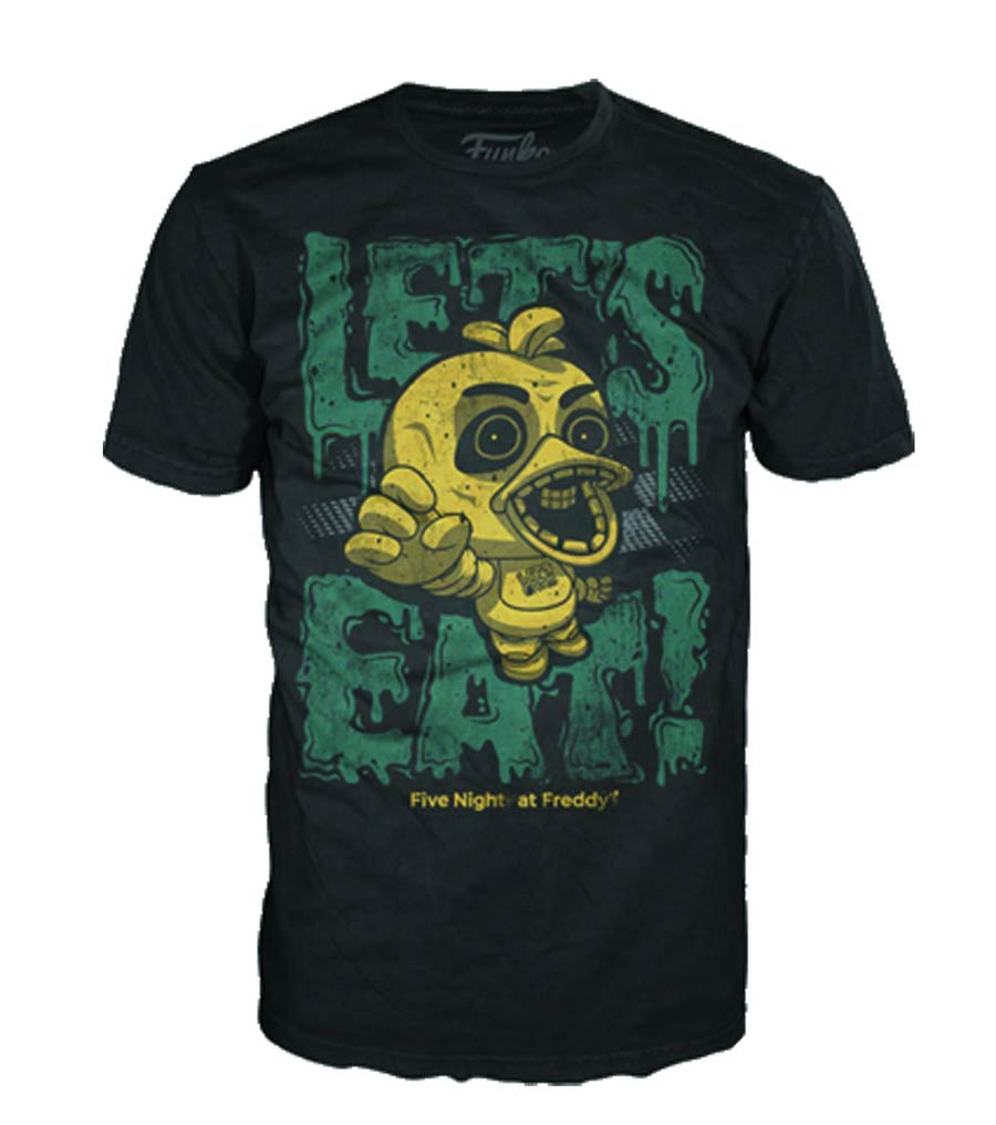 Five Nights At Freddies Lets Eat T-Shirt XXX-Large