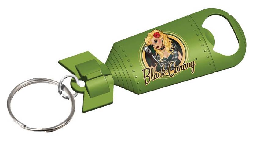 DC Bombshells Keychain Bottle Opener 24-Piece Bag - Black Canary