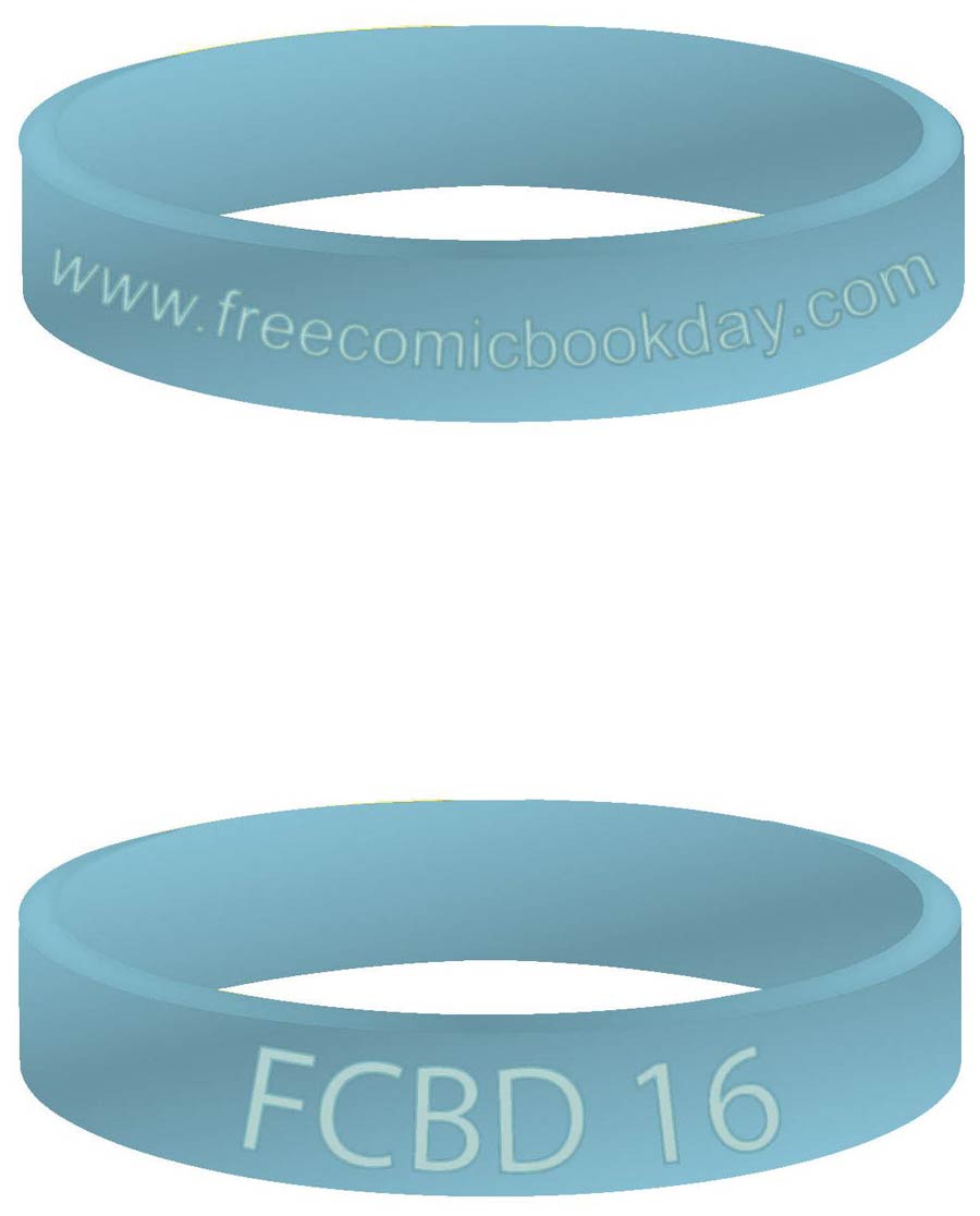 FCBD 2016 Blue Wrist Band