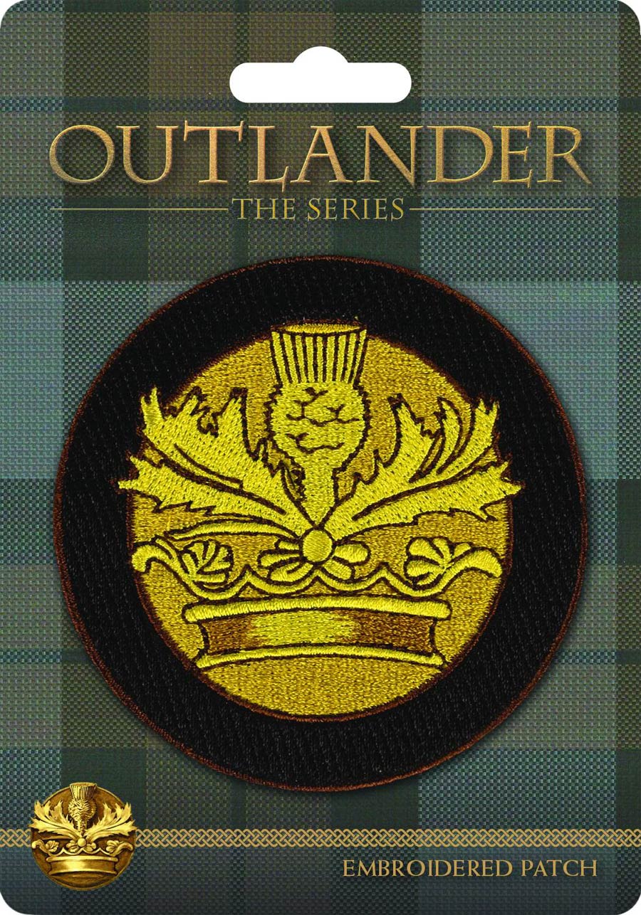 Outlander Embroidered Patch - Crown & Thistle