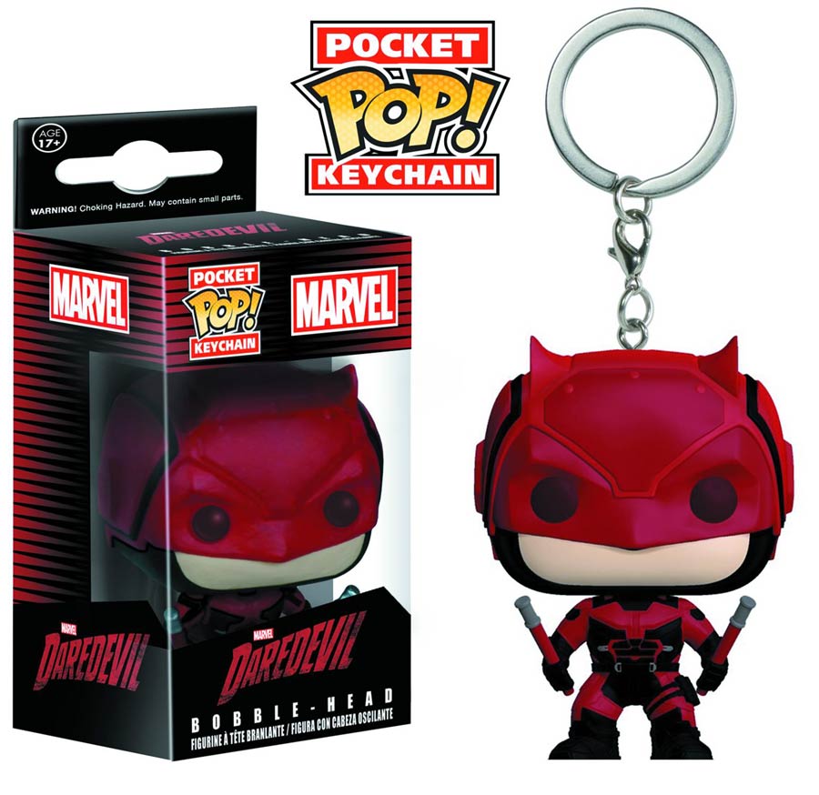 POP Marvel Daredevil Vinyl Bobble Head Keychain