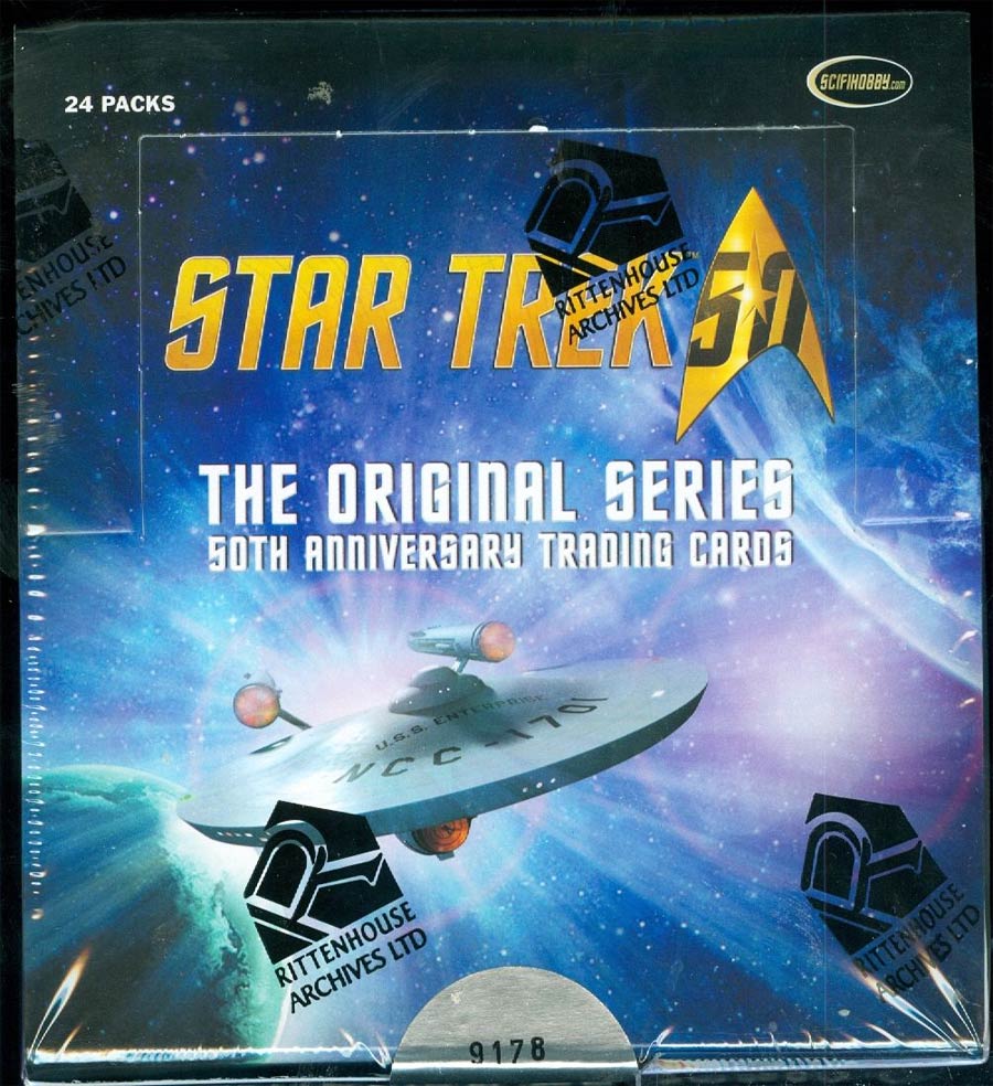 Star Trek The Original Series 50th Anniversary Trading Cards Box
