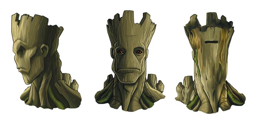Guardians Of The Galaxy Groot Ceramic Coin Bank