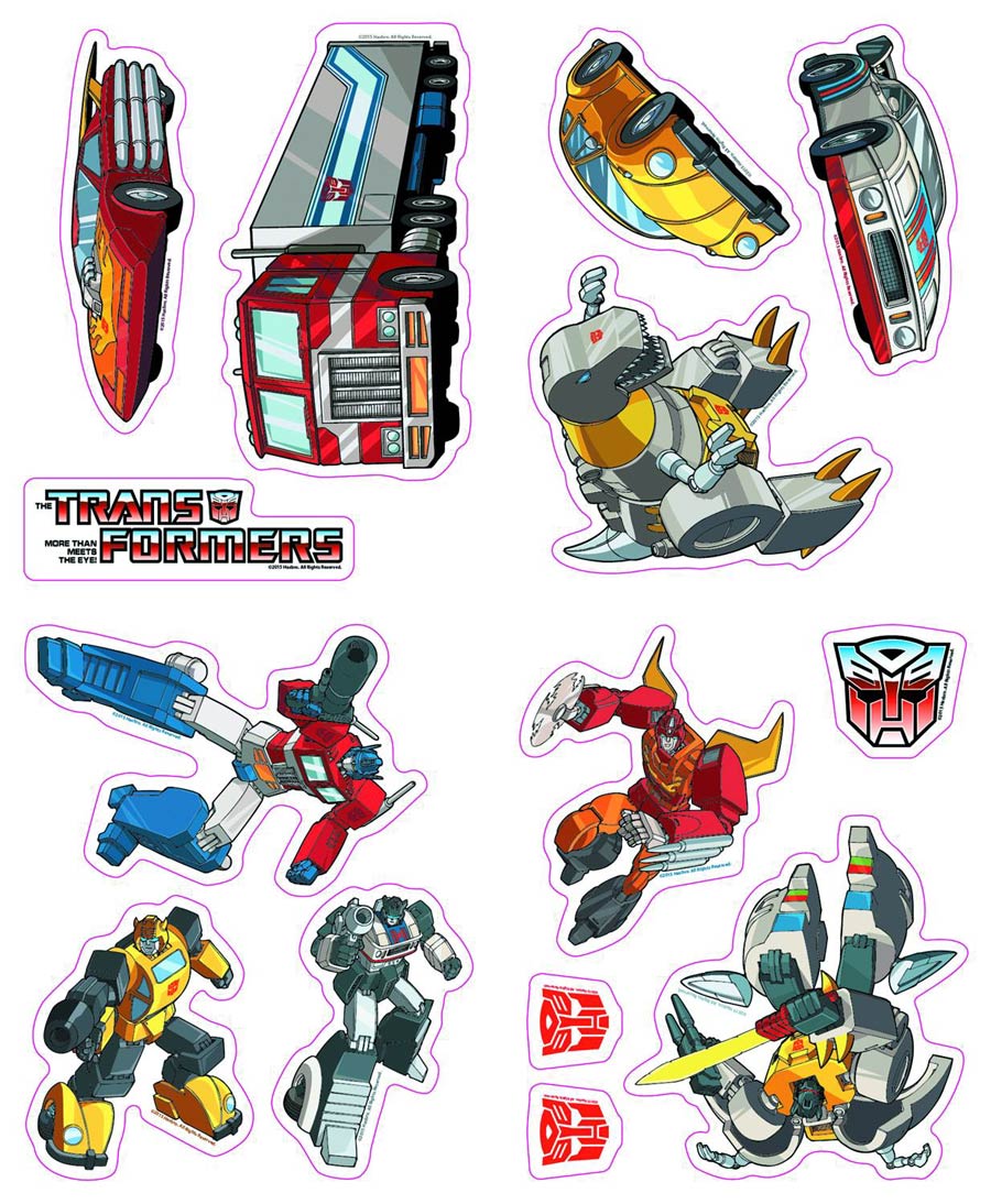 Transformers Family Pack Vinyl Decals - Autobots