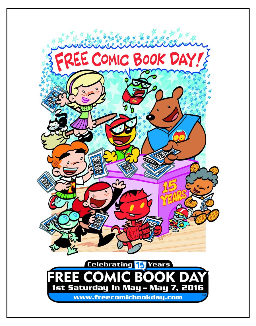 FCBD 2016 Commemorative Artist Art Baltazar Poster