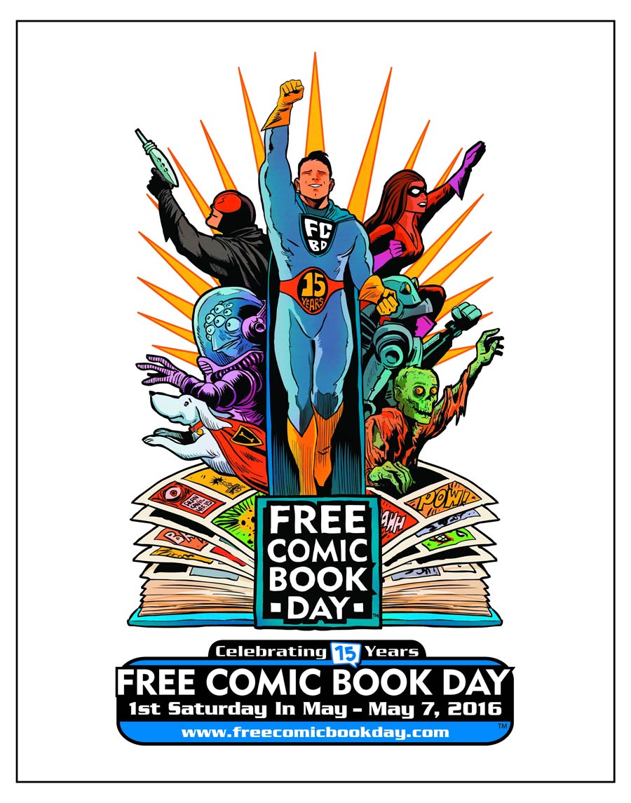 FCBD 2016 Commemorative Artist Francesco Francavilla Poster