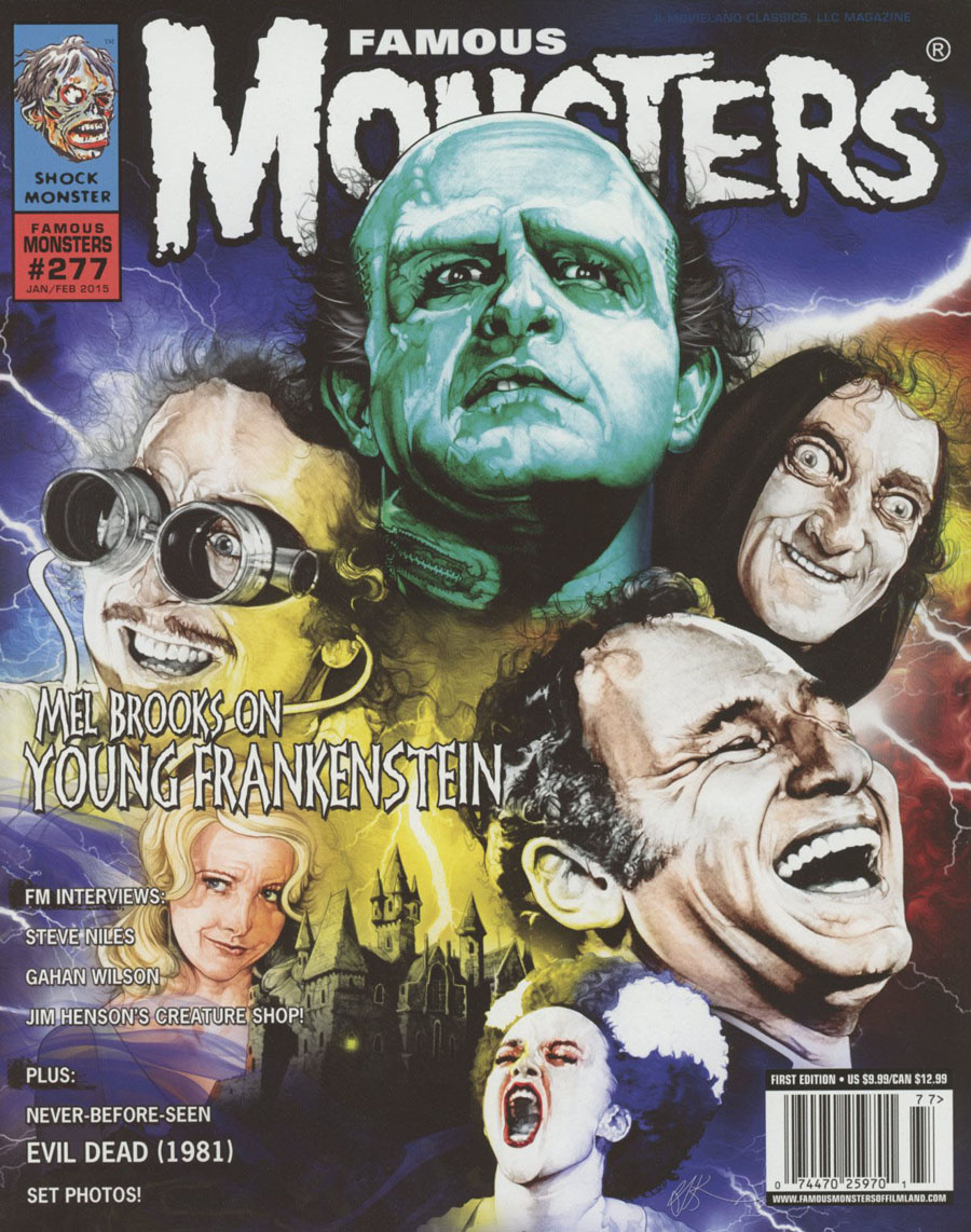 Famous Monsters Of Filmland #277 Variant Young Frankenstein Cover
