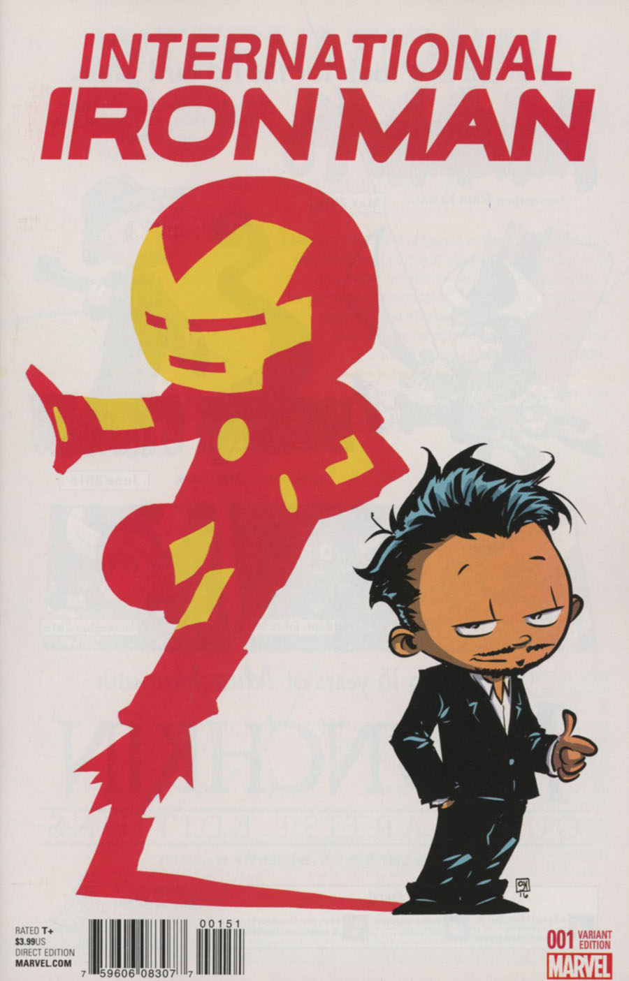 International Iron Man #1 Cover D Variant Skottie Young Baby Cover