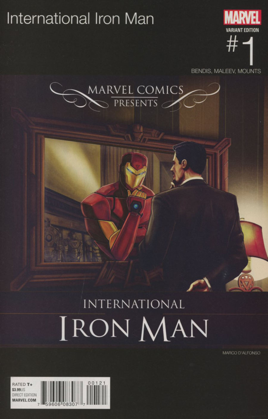 International Iron Man #1 Cover B Variant Macro DAlfonso Marvel Hip-Hop Cover