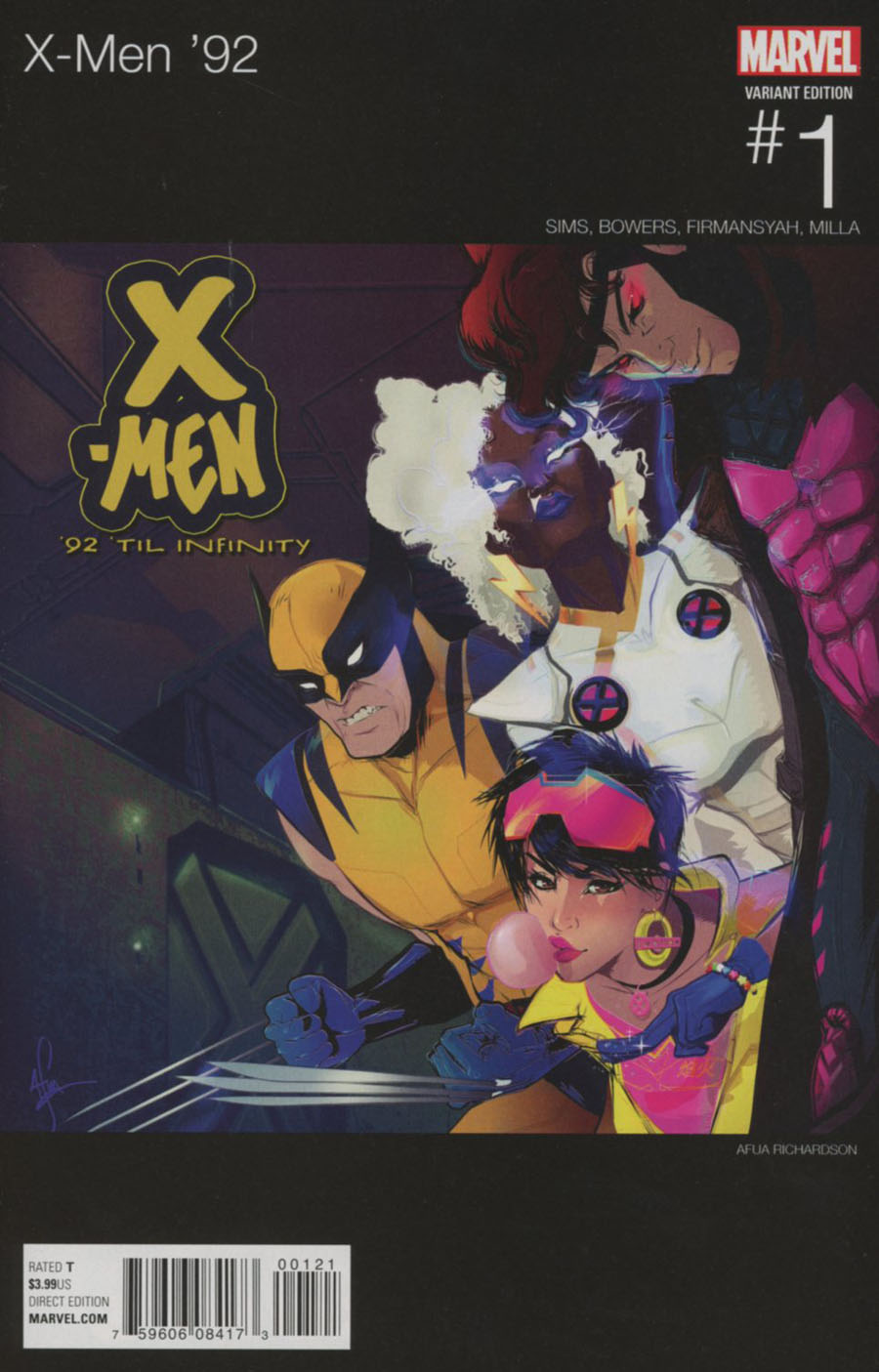X-Men 92 Vol 2 #1 Cover B Variant Afua Richardson Marvel Hip-Hop Cover