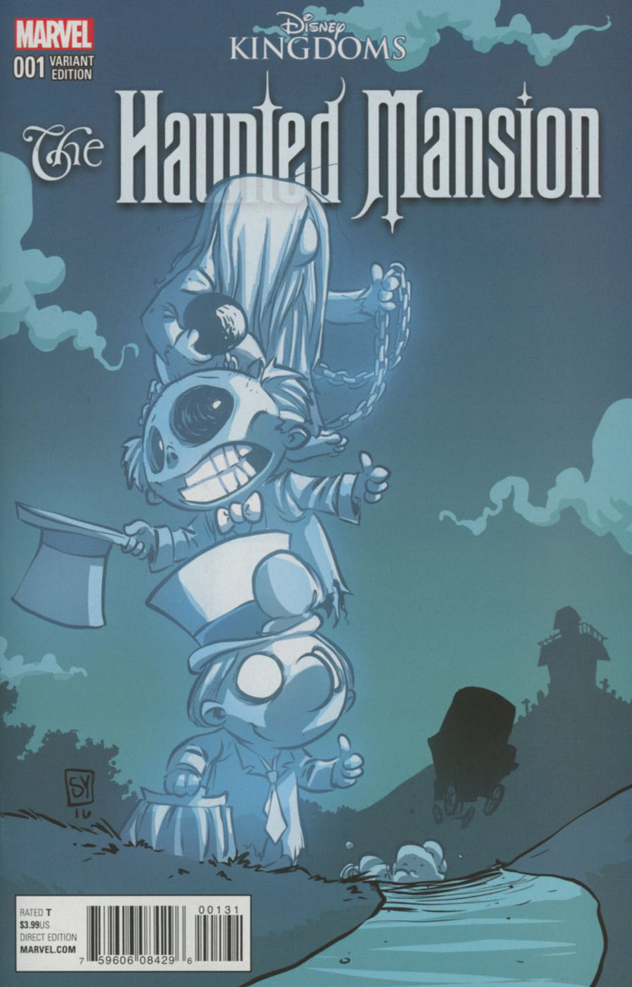 Disney Kingdoms Haunted Mansion #1 Cover C Variant Skottie Young Baby Cover