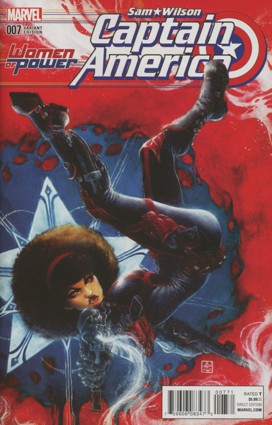 Captain America Sam Wilson #7 Cover C Variant Women Of Power Cover (Standoff Tie-In)