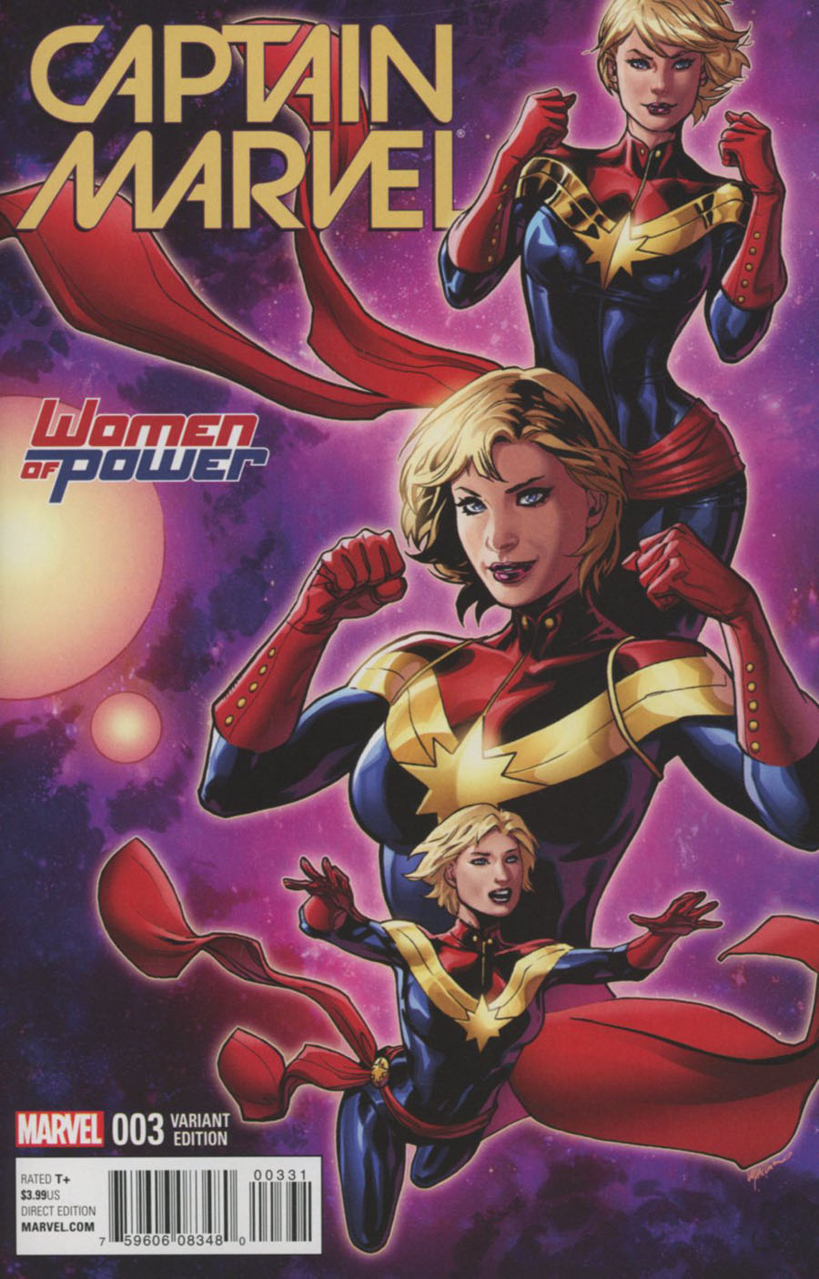 Captain Marvel Vol 8 #3 Cover B Variant Emanuela Lupacchino Women Of Power Cover