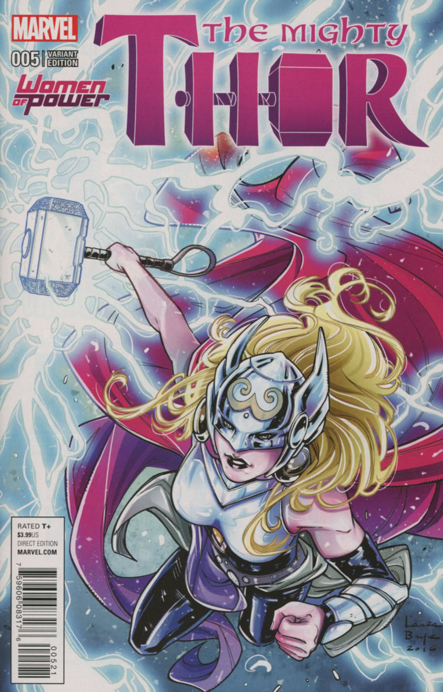 Mighty Thor Vol 2 #5 Cover B Variant Women Of Power Cover