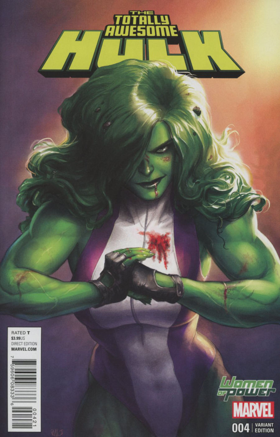 Totally Awesome Hulk #4 Cover B Variant Women Of Power Cover