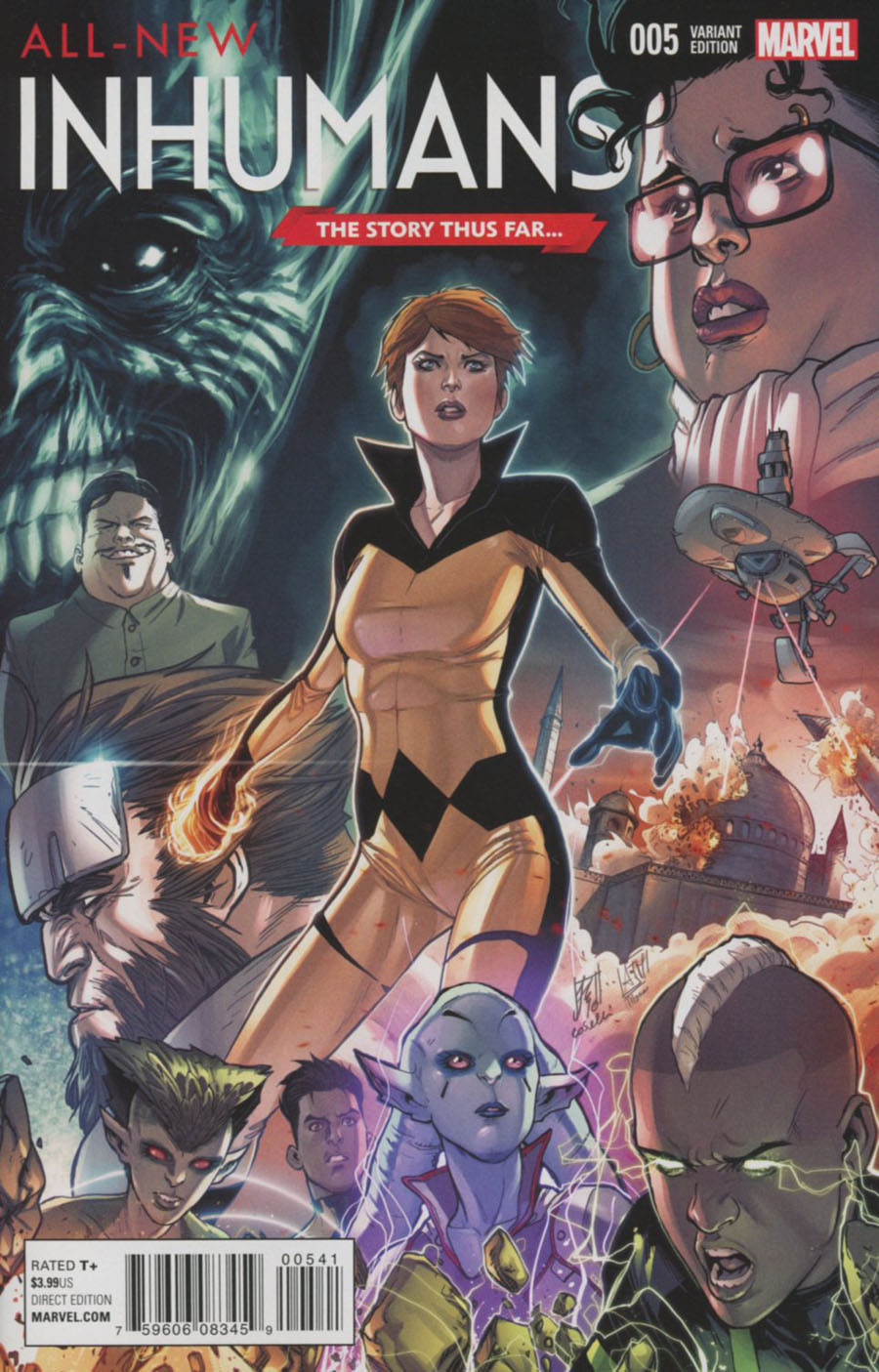 All-New Inhumans #5 Cover B Variant Story Thus Far Cover
