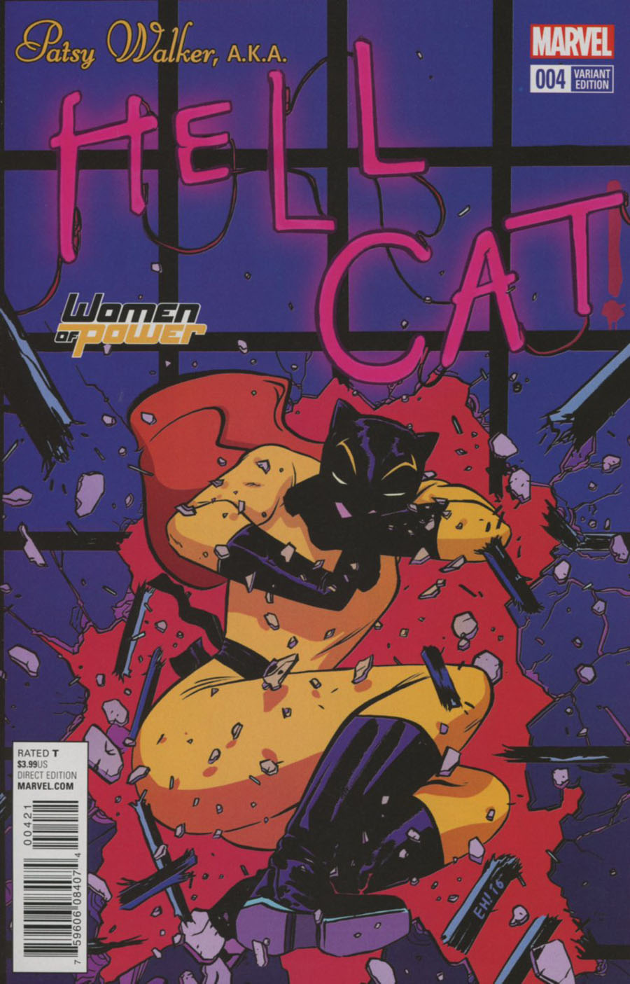 Patsy Walker AKA Hellcat #4 Cover B Variant Erica Henderson Women Of Power Cover