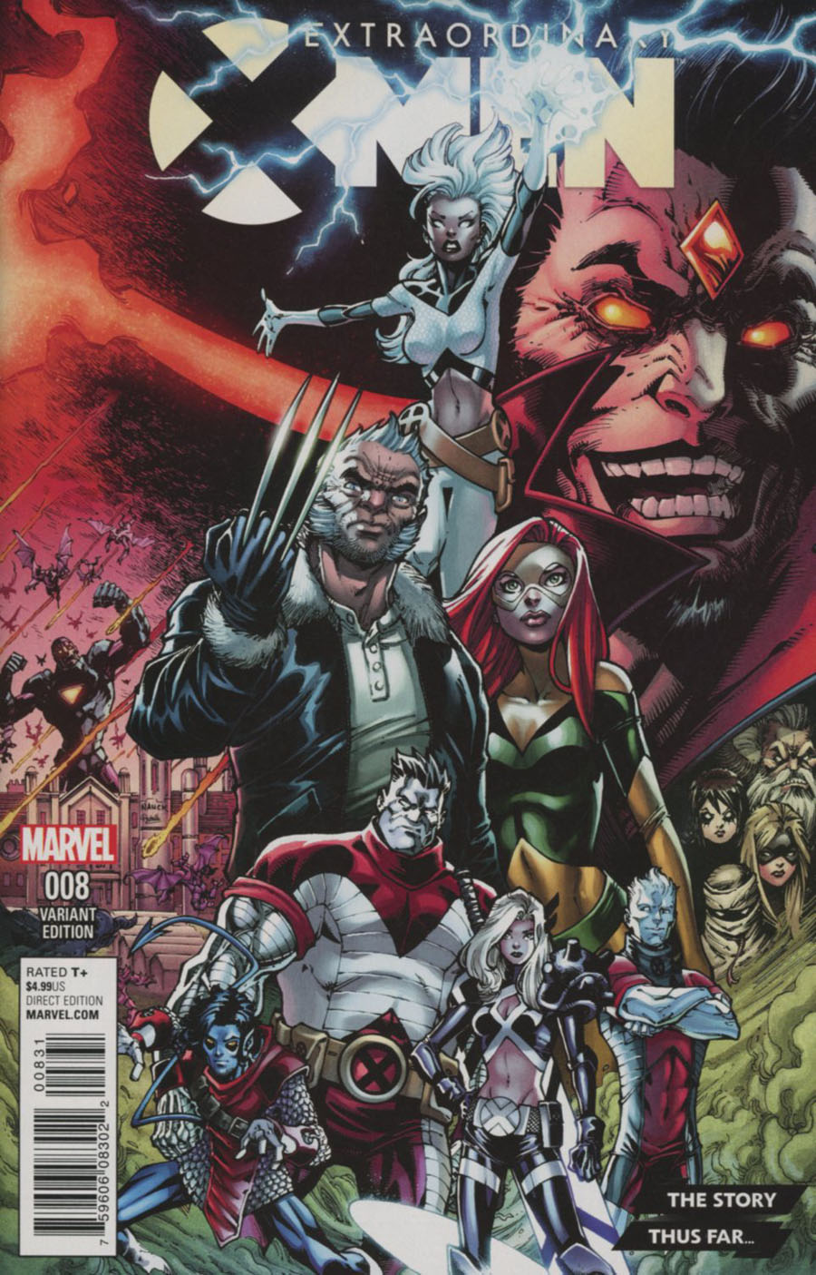 Extraordinary X-Men #8 Cover B Variant Story Thus Far Cover (X-Men Apocalypse Wars Tie-In)