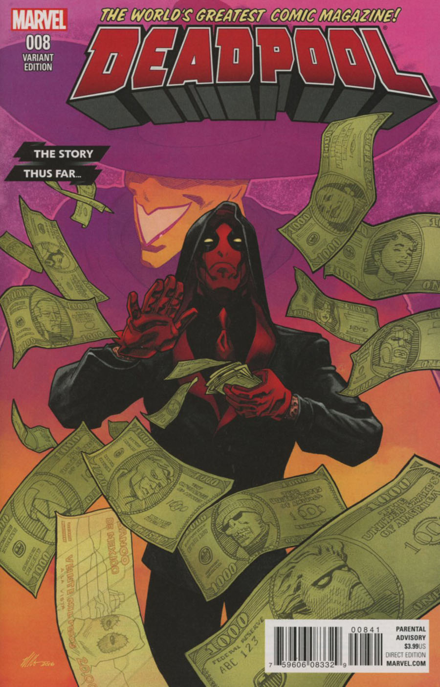 Deadpool Vol 5 #8 Cover C Variant Story Thus Far Cover
