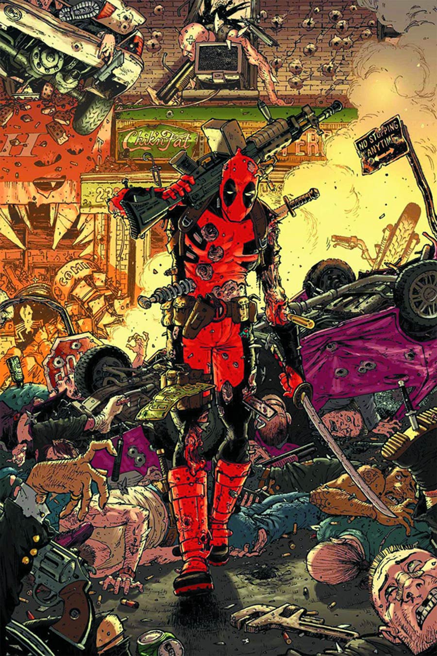 Deadpool Vol 5 #7 Cover G DF Signed By Fabian Nicieza