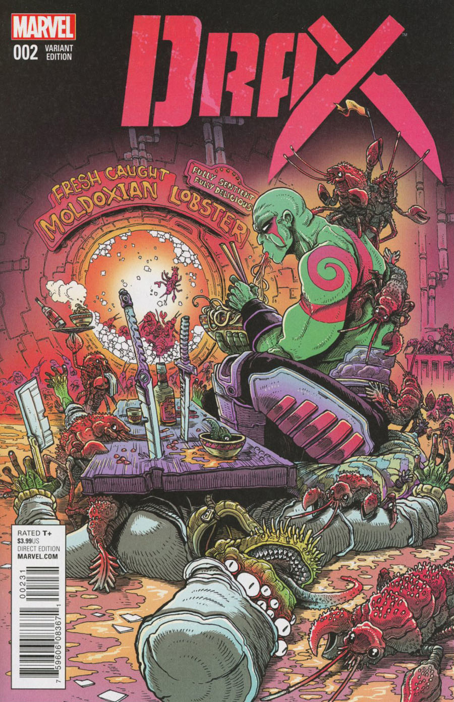 Drax #2 Cover C Incentive James Stokoe Variant Cover