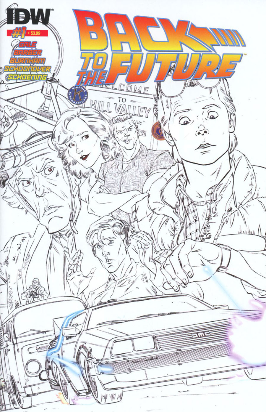 Back To The Future Vol 2 #1 Cover M 3rd Ptg