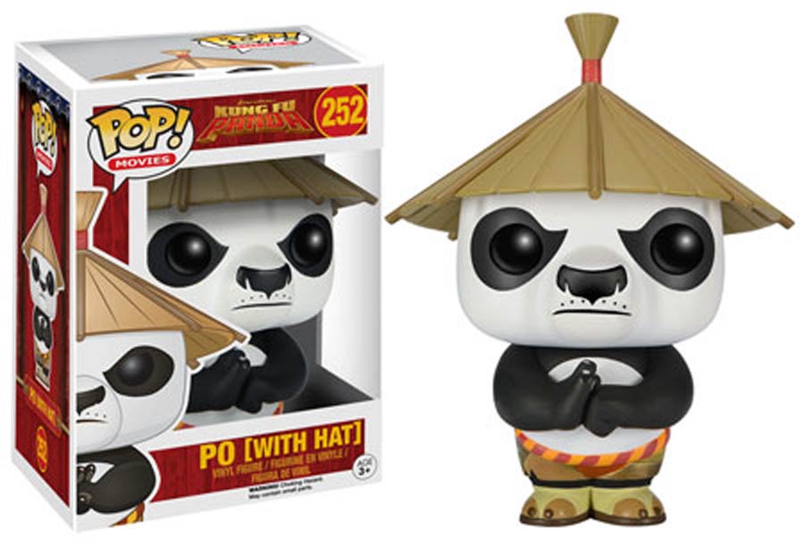 POP Movies 252 Kung Fu Panda Po With Hat Vinyl Figure
