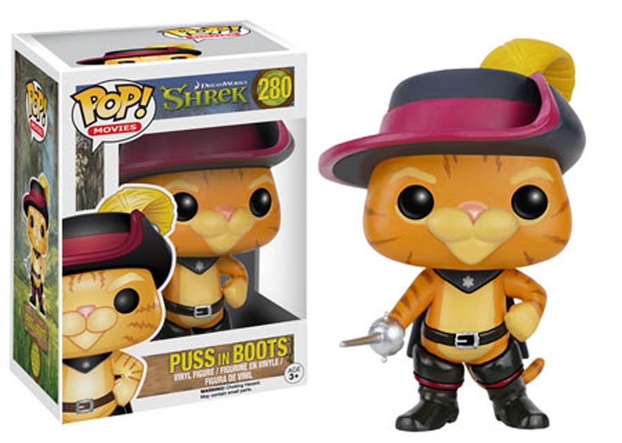 POP Movies 280 Shrek Puss In Boots Vinyl Figure