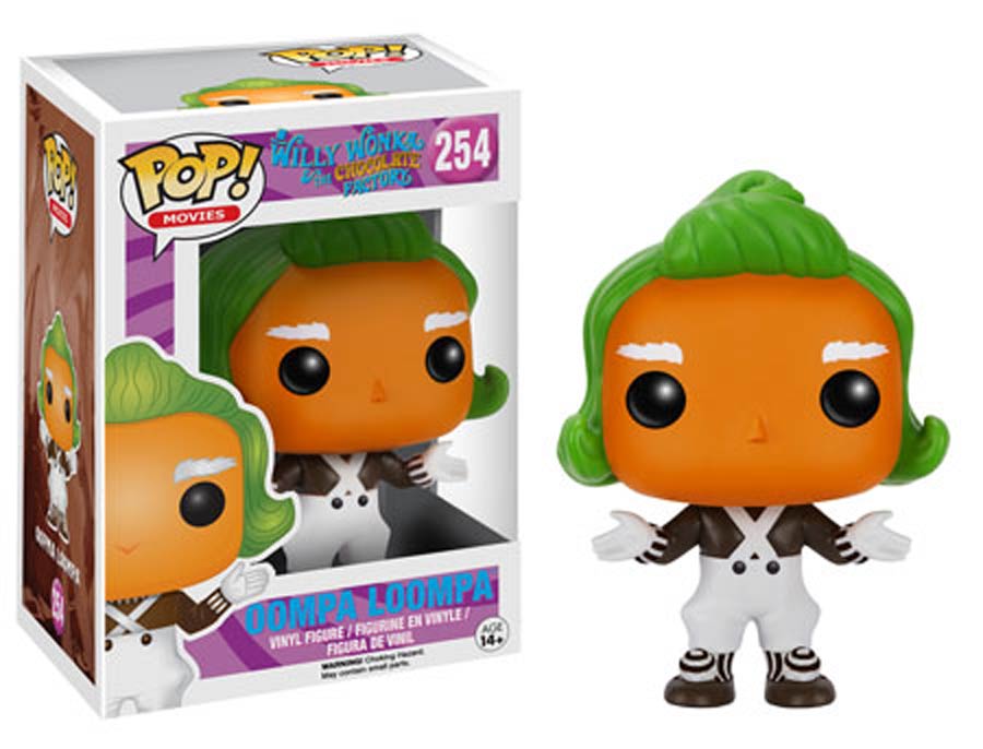 POP Movies 254 Willy Wonka And The Chocolate Factory Oompa Loompa Vinyl Figure