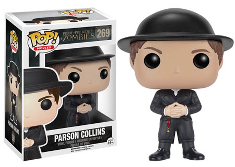 POP Movies 269 Pride And Prejudice And Zombies Parson Collins Vinyl Figure