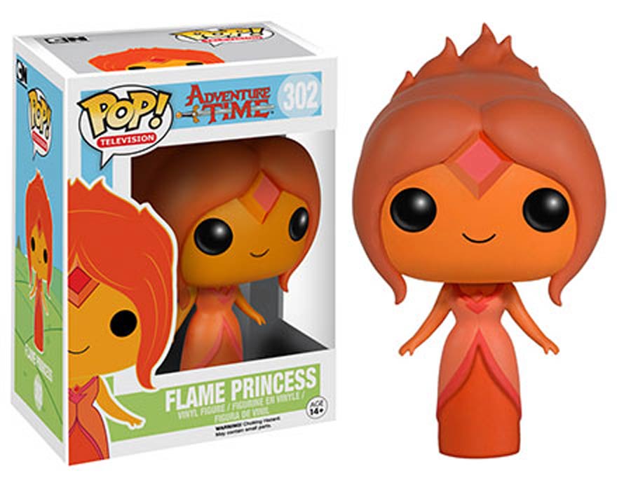 POP Television 302 Adventure Time Flame Princess Vinyl Figure